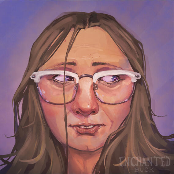 Digital Self Portrait | 2025 | Clip Studio Paint